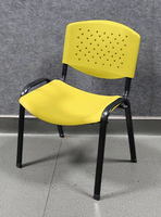 Ensemble siège et dossier de chaise en plastique, coque de chaise ventilée en PP