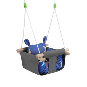 ชิงช้าเด็กในร่ม เก้าอี้แขวนผ้าสำหรับเด็ก รับน้ำหนักได้ 10 กก. ใช้ในสนามเด็กเล่นในร่ม - Product Image 2