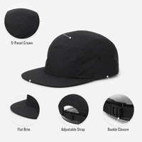 Chapeau de camping imperméable non structuré de haute qualité avec logo personnalisé pour la course, les sports de plein air, la plage, la pêche, le ski, en nylon pour adultes