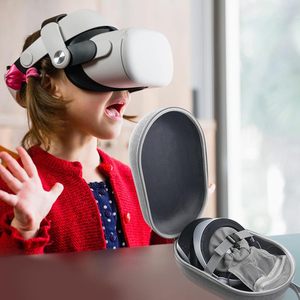 Estuche protector portátil de EVA a prueba de golpes con red de malla y cremallera para gafas VR <span class=keywords><strong>Oculus</strong></span> <span class=keywords><strong>Quest</strong></span> - Product Image 4
