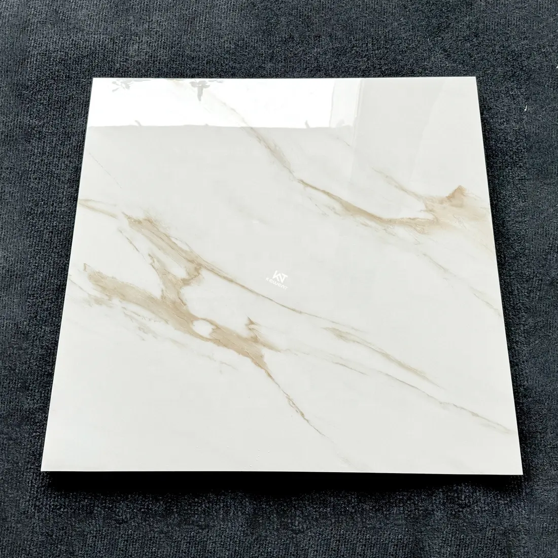 60x60 Full Polished White Marble Ceramic Porcelain Tiles Flooring High Quality