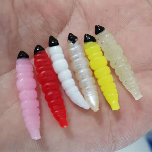 Señuelos de Pesca Biónicos de Alta Calidad, 2.5cm/0.4g, 10 Piezas, Señuelos Suaves Tipo <span class=keywords><strong>Gusano</strong></span>, Señuelos de Pesca Suaves Tipo <span class=keywords><strong>Gusano</strong></span> de Pan - Product Image 3