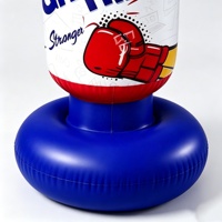 Poteau de frappe gonflable pour enfants, jouet de boxe sur pied, 1,6 mètre de haut