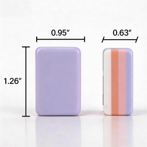 En stock – Mini tuiles de Mahjong américaines traditionnelles de luxe en acrylique violet, 1,24 x 0,91 x 0,63 pouces, vente en gros - Product Image 5