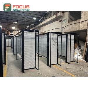 Mostrador de Exhibición de Pelucas de Alta Gama con Tapa de Vidrio, Cajón con Cerradura y Múltiples Estantes - Product Image 5