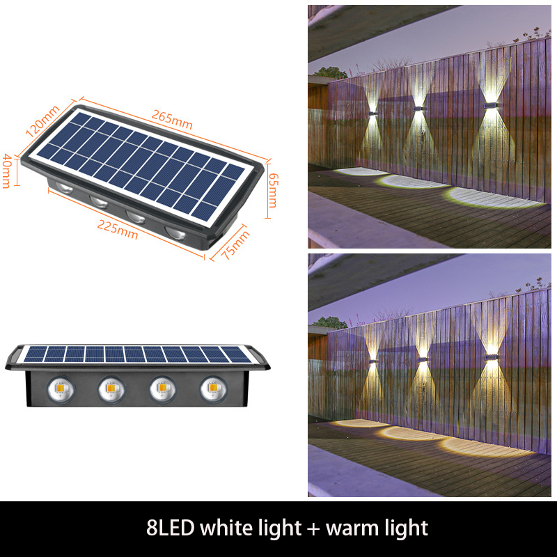 ไฟ LED 8 ดวง แสงวอร์ม + แสงขาว