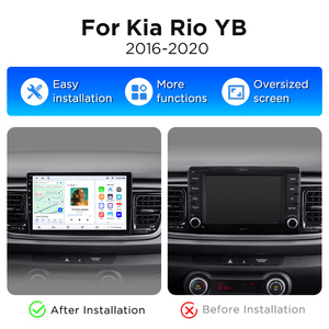 Radio para Auto Junsun de 9 Pulgadas con AI CarPlay 4G Android 14 para Kia RIO 3 YB KX Cross 2016-2020, Reproductor Multimedia, WiFi, GPS, Navegación, Pantalla Táctil - Product Image 2