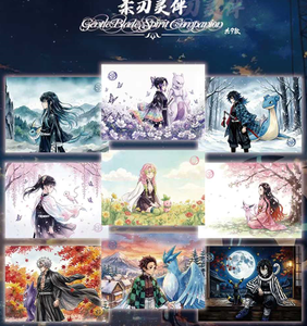 HuoHu Demonslayered and Pokemoned Crossover Fantasy Series, Juego de Cartas Coleccionables Polarizadas, Regalos para Niños - Product Image 3