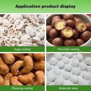 Mini Small Dates Peanut Sugar Chocolate Food Nut Drum Coated <b>Candy</b> Film Coating Pan <b>Machine</b> for Sale - Product Image 6