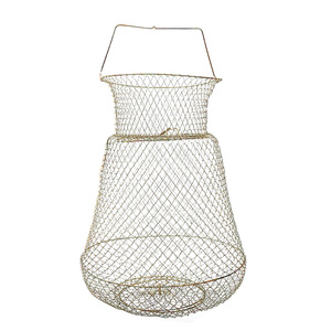 Nouveau <span class=keywords><strong>panier</strong></span> de protection pliable en fer pour poissons, crevettes et crabes, anti-accrochage, vente en gros du fabricant - Product Image 4