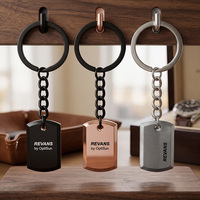 Porte-clés personnalisé en alliage de zinc métallique plaqué multi-couleurs, gravé au laser avec logo et texte, sur mesure pour cadeau promotionnel d'entreprise