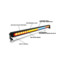 Barre lumineuse LED RGB à effet de poursuite, 32/42/52 pouces, universelle, 4x4 tout-terrain, pour VTT, SUV, Jeep, camion, voiture
