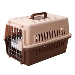 Zunhua Meihua Best Verkopende Plastic Luchtvaartmaatschappij Goedgekeurde Tijdelijke Draaddeur Reiskooi Kleine Kattendrager Dierenkooien