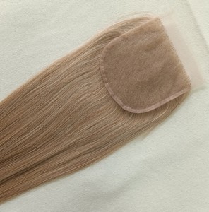 3x5 & 5x5 French HD Swiss Lace Closure untuk Sistem Integrasi Mesh, Lace Closure Berwarna dari Rambut Asli Brasil untuk Kerontokan Rambut - Product Image 5