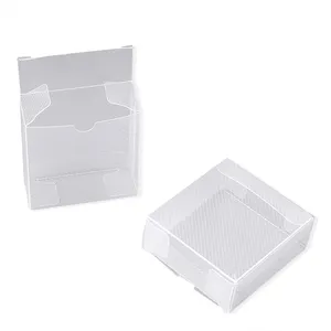 PVC lange quadratische äußere Verpackungs box, transparente äußere Verpackungs box