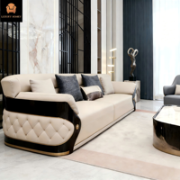 Foshan Fabrik Direktvertrieb Luxus Chesterfield Sofa-Set - Echtes Leder Modernes Design für Apartment Hotel Villa Nutzung