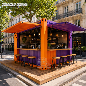 Premium Prefab <b>Container</b> Cafe With Stainless Steel Counter Modern Commercial Layout Modular Restaurant - Product Image 5