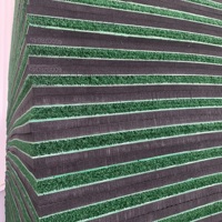 Tapis de frappe de golf en mousse NBR, amorti supérieur, rebond personnalisé, tapis de frappe pour arts martiaux, 2 couches, herbe, 30 mm d'épaisseur, pliable