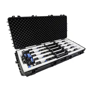 Factory Price Frame Long Hard Gun Case Portable Locking Storage Box With Egg Foam for cdj 3000 pioneer tool case with wheel