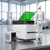 Machine de soudage laser portative 1200W, laser à fibre 4 en 1, soudage, découpe, marquage, nettoyage, CNC de bureau pour métal, acier, aluminium