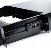 Boîtier de terminaison fibre optique HONDAO 48 ports, panneau de brassage SC/FC/LC, pigtail ODF 2U monomode/multimode (96 cœurs LC UPC SM) pour l'ingénierie