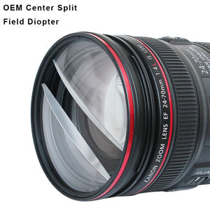공장 맞춤형 49-82mm 유리 센터 분할 필드 디옵터 야외 촬영용 카메라 필터 - Product Image 1