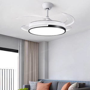 <span class=keywords><strong>Ventilateur</strong></span> de <span class=keywords><strong>plafond</strong></span> décoratif invisible de 42 pouces <span class=keywords><strong>avec</strong></span> 4 pales, nouvelle télécommande, faible bruit, pour chambre à coucher - Product Image 3