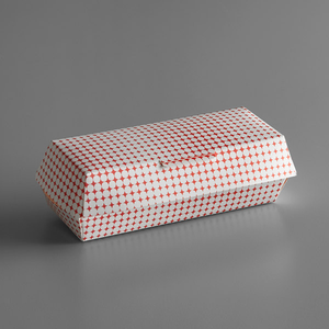 Boîte d'emballage alimentaire jetable en papier kraft biodégradable, conteneur à hot-dogs en forme de coquille, <span class=keywords><strong>assiette</strong></span> - Product Image 4