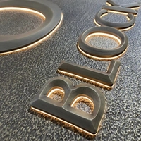 Panneau d'adresse scolaire personnalisé DakeSign en acrylique et métal de qualité supérieure, panneau 3D pour immeuble de bureaux, enseigne pour bars et commerces