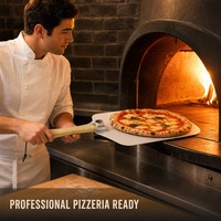 Pelle à pizza carrée pliable de 12 pouces pour restaurant et usage domestique, accessoires de pâtisserie, vente en gros