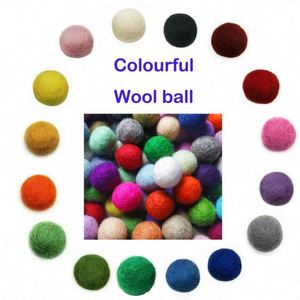 In Stock Handmade Multi Colors Wool Felt Balls Colorful 100% Wool Balls Felt Balls Decoration for Christmas Garland - Product Image 3