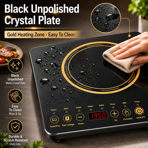 Table de cuisson à induction céramique haute puissance à 1 brûleur, appareil de cuisine infrarouge avec boîtier en plastique pour usage domestique et en restaurant KI02023 - Product Image 6