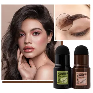 Fabrik Großhandel Quelle individuelles Make-Up Haarlinie Verlust Concealer Pulver sofortige Haarfarbüberdeckung graues Haar Wurzel-Schattenpulver