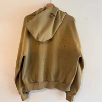 Hoodie Streetwear Heavyweight Acid Wash Grosir, Hoodie Vintage Distressed Faded, Hoodie Baggy Drop Shoulder dengan Dekorasi Pin