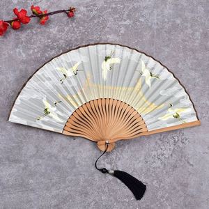 Hand Fan with Bamboo Handle Custom Printed Large Folding <b>Gift</b> Business Folk Customize Customizable Art Fan - Product Image 6