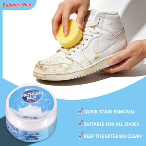 Crema Limpiadora de Zapatos Blanca Bubbles <span class=keywords><strong>Nico</strong></span> OEM, Elimina Manchas y Amarilleamiento, Fórmula Suave, para Cuero, Lona y Malla, con Logotipo Personalizado y Marca Privada - Product Image 4