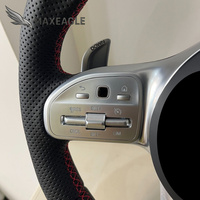 Volant en cuir personnalisé style AMG pour Mercedes-Benz Classe A/B/C/G, modèles GLA GLC GLE AMG