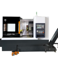 Tour CNC horizontal à broche unique 750 GSK avec système de commande Fanuc – Centre d'usinage numérique robuste à faible coût