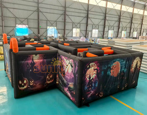 Nuevo Diseño Laberinto Inflable de Casa Embrujada para Halloween, Juego Deportivo Popular para Carnaval y Granja, Laberinto Inflable de <span class=keywords><strong>Escape</strong></span> de Maíz - Product Image 6