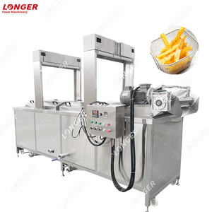 Friteuse commerciale industrielle de pommes de terre, Chips pour plantes, frites, avec filtre à huile, appareil électroménager continu, <span class=keywords><strong>bon</strong></span> prix - Product Image 1