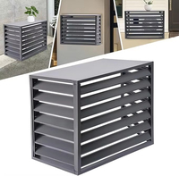 Unité extérieure de climatiseur split en aluminium de haute qualité, grille de protection extérieure flexible, anti-bruit et anti-corrosion