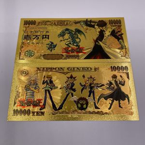 10-أوراق اللعب الذهبية الأنيمي الياباني Yugioh أوراق نقدية بلاستيكية لجمع بطاقات الكرتون - Product Image 2