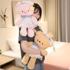 <span class=keywords><strong>Serie</strong></span> de Peluches Lindos de Buenas Noches, Animales de Peluche Curativos Súper Suaves de Algodón PP, Juguetes de Peluche Bordados, Pijamas para Osos Princesa, Regalo de Cumpleaños - Product Image 6
