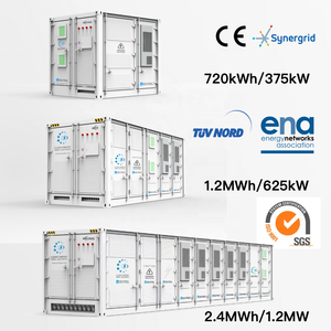 โรงงานผลิตแบตเตอรี่ SCU 22 ปีแห่งประสบการณ์ ได้รับการรับรองมาตรฐาน CE VDE4105 G99  ตู้คอนเทนเนอร์เก็บพลังงาน 2MWH ระบบไฮบริดกริด 1000kW - Product Image 2