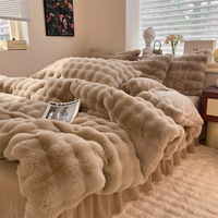Ensemble de literie fabriqué en Chine, 4 pièces, couverture d'hiver, taie d'oreiller, utilisation hôtelière pour dormir