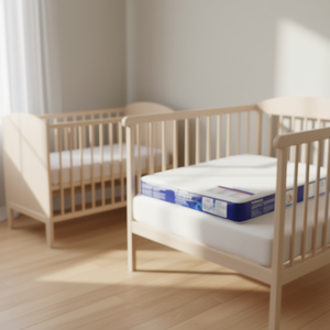 Protège-matelas imperméable pour bébé Labtebaby, uni, lavable en machine, protection de lit pour bébés, toutes saisons - Product Image 2