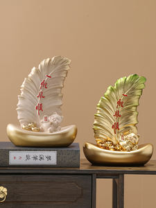 High-End <b>Resin</b> Crafts Smooth Sailing Ornament Folk Art Home Living Room TV Cabinet Wine Cabinet Decoration for Housewarming Gift - Product Image 5