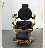 Usine directe rétro salon de coiffure chaise de barbier tête d'huile pour hommes barbier à l'ancienne rasage grande chaise chaise de barbier peut être posée