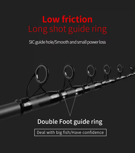 Thủy Triều Chất lượng cao 2.4-5.4m lure trọng lượng Telescopic Rock câu cá cực cá hồi Rod lớn cá dài đúc sợi carbon đúc Rod - Product Image 4