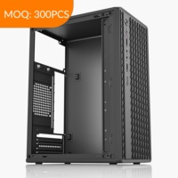 Boîtier PC compact A-N602 disponible en OEM, compatible GPU jusqu'à 220 mm, refroidisseur CPU 137 mm, châssis de bureau Micro ATX ITX